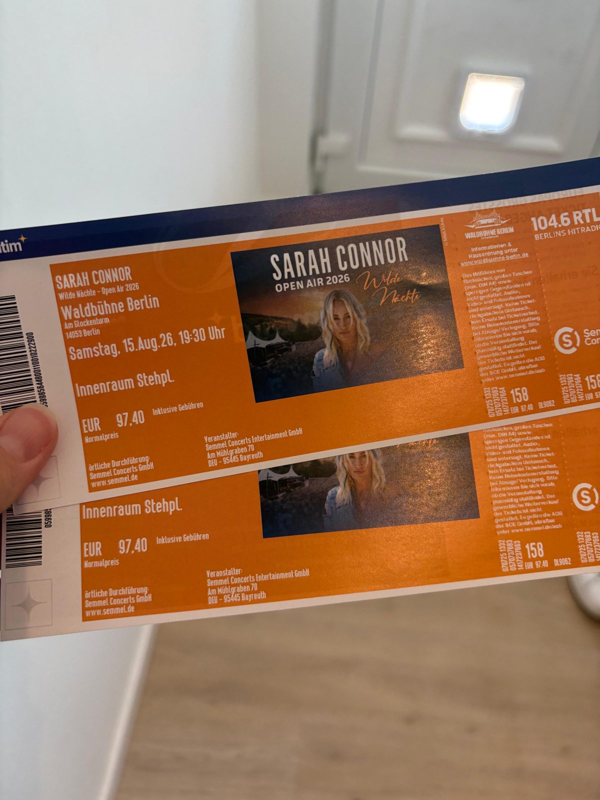 Sarah Connor heizt der Waldbühne ein